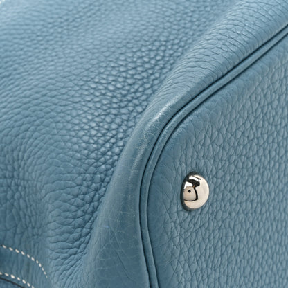 Hermes Taurillon Clemence Bolide 31 Blue Jean 11 of 17