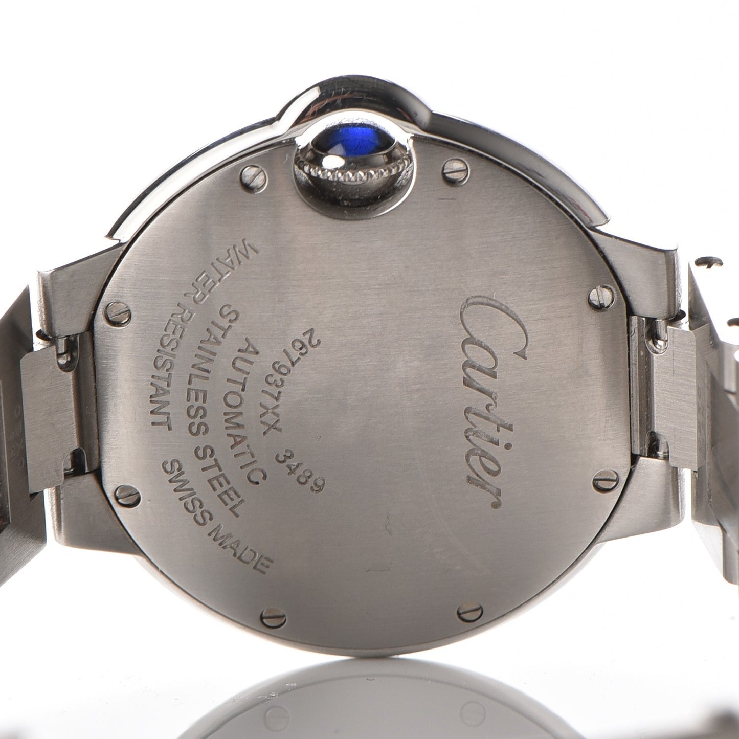 Stainless Steel Diamond 33mm Ballon Bleu De Automatic Watch