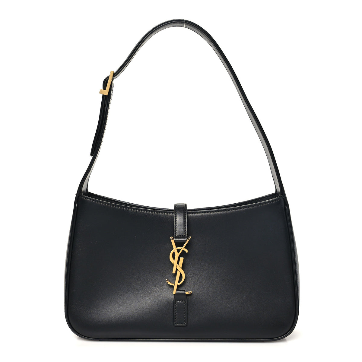 Smooth Calfskin Le 5 A 7 Hobo Black