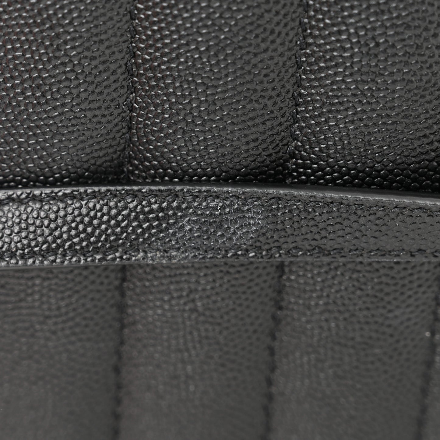 Grained De Poudre Matelasse Monogram Vicky Camera Bag Black