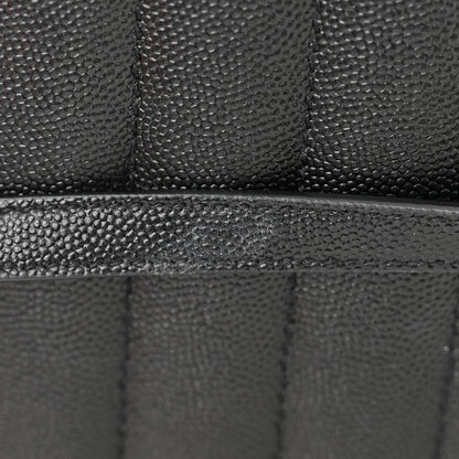 Saint Laurent Grained De Poudre Matelasse Monogram Vicky Camera Bag Black 13 of 13