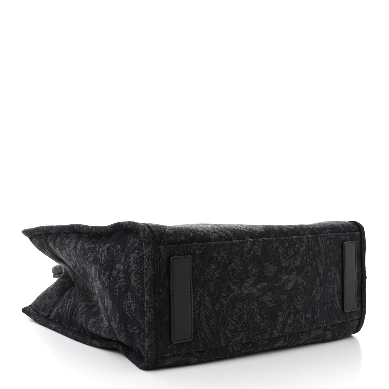 Versace Jacquard Barocco Medium Athena Tote Black 4 of 10