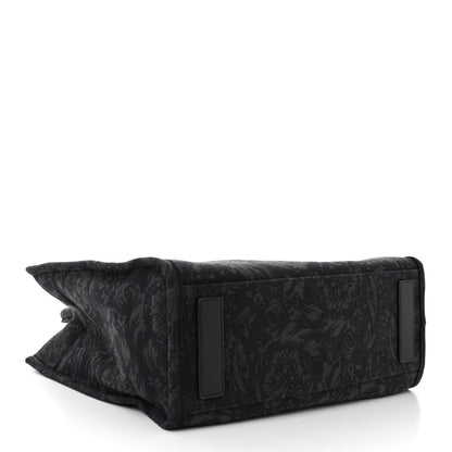 Versace Jacquard Barocco Medium Athena Tote Black 4 of 10