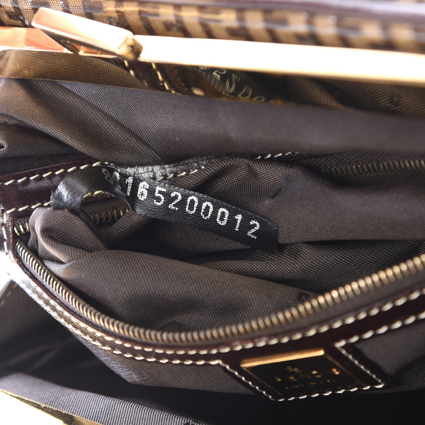 Vinyl Zucchino Small Shoulder Bag Tobacco