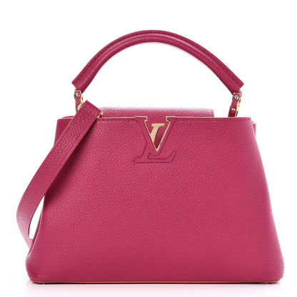 Louis Vuitton Taurillon Capucines BB Hibiscus Flamingo 1 of 8