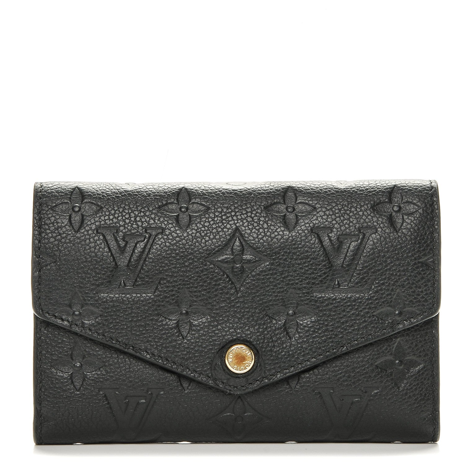 Louis Vuitton Empreinte Compact Curieuse Wallet Black 1 of 6