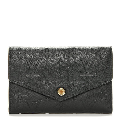 Louis Vuitton Empreinte Compact Curieuse Wallet Black 1 of 6