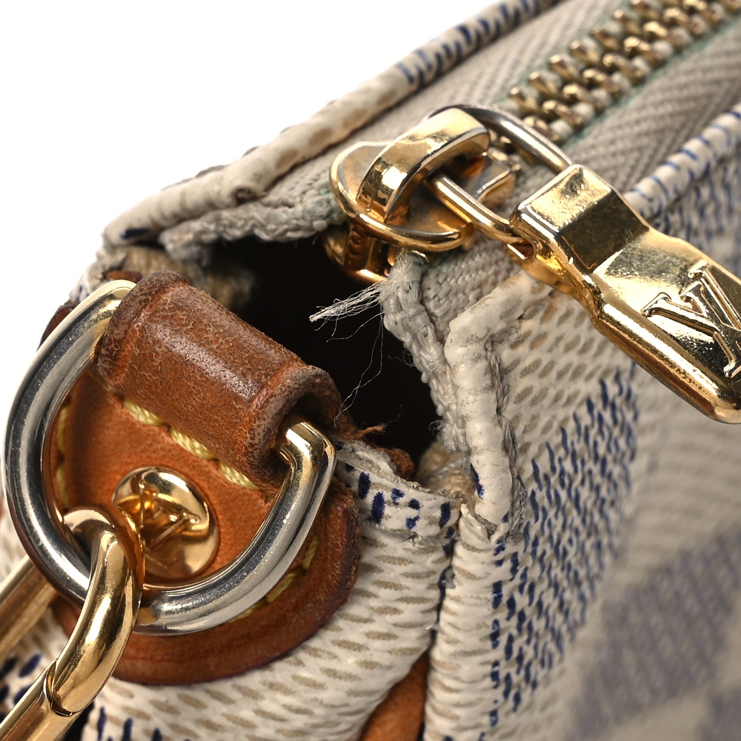 Louis Vuitton Damier Azur Eva Clutch 12 of 16