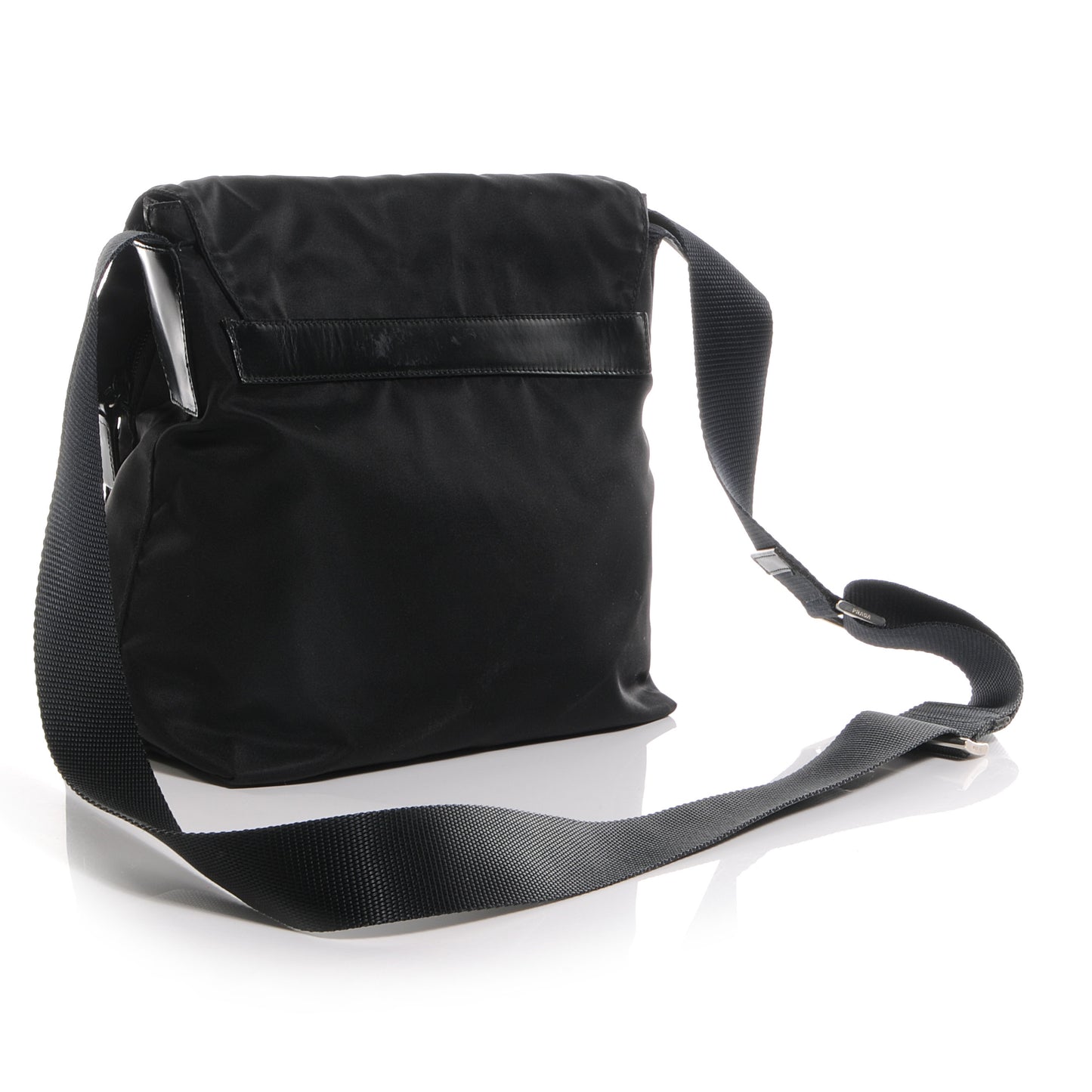 Nylon Vela Messenger Black