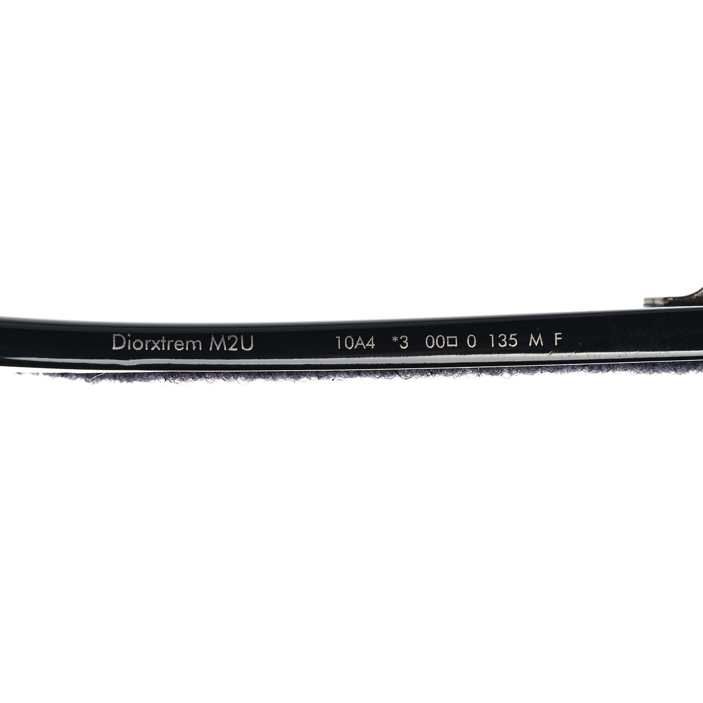 Acetate Mirrored Diorxtrem M2U Mask Sunglasses Black