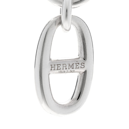Hermes Sterling Silver Amulette Chaine d'Ancre Necklace 4 of 6