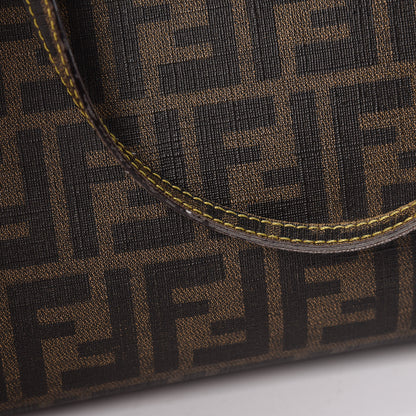 Fendi Zucca Spalmati Medium Roll Tote Tobacco Giallo 22 of 25