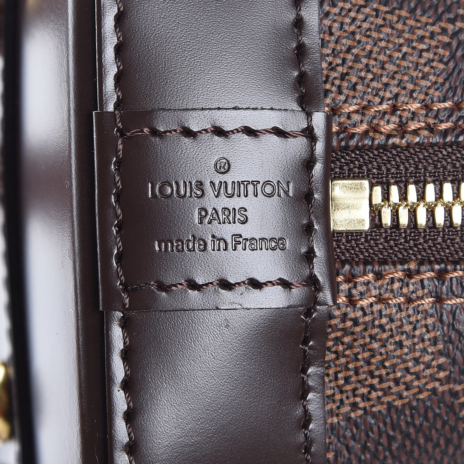 Louis Vuitton Damier Ebene Alma BB 8 of 8