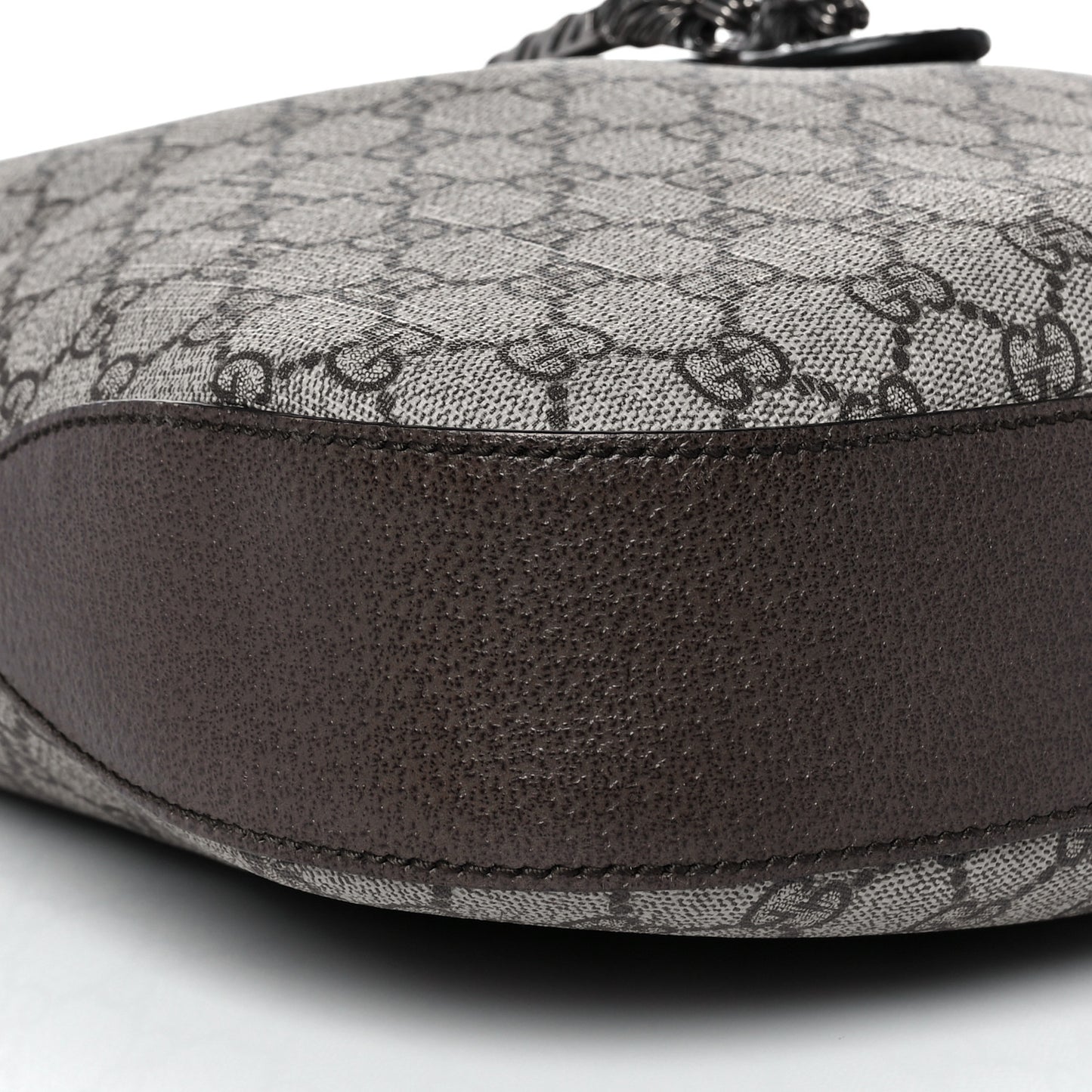 GG Supreme Monogram Web Medium Dionysus Hobo Brown