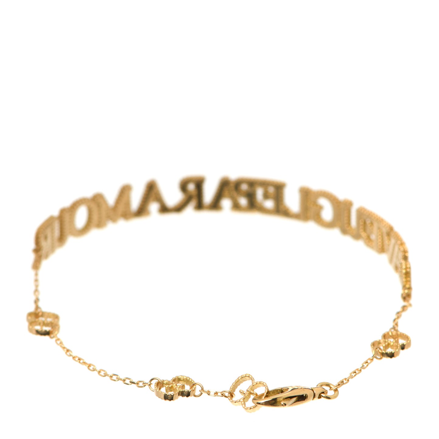 18K Yellow Gold L'Aveugle Par Amour Bracelet