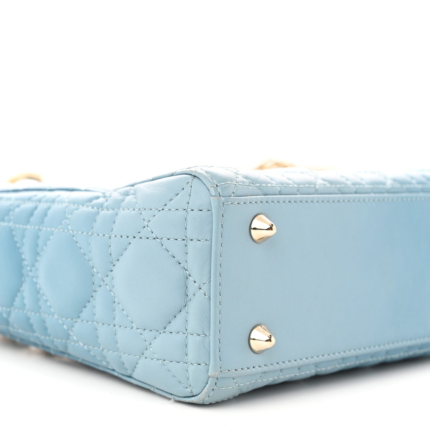 Lambskin Cannage Gradient Small My Lady Dior Denim Blue