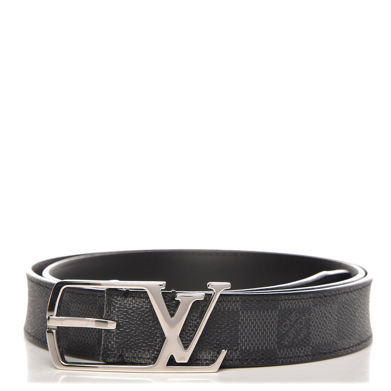 Louis Vuitton Damier Graphite 30mm Neogram LV Belt 100 40 1 of 9
