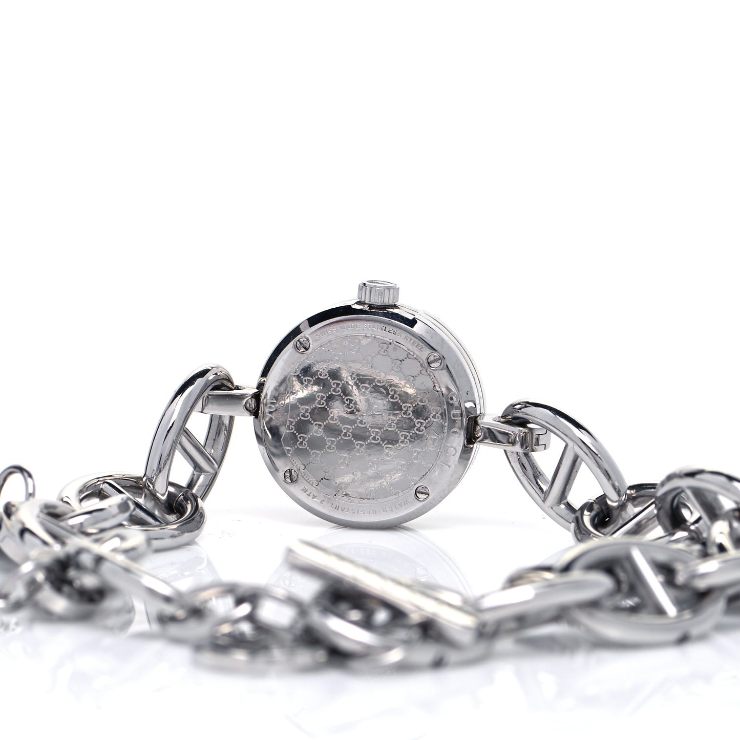 Stainless Steel 22mm G Charms Quartz Watch Brown