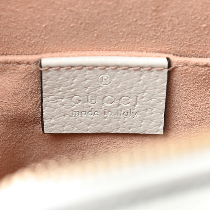 Gucci GG Supreme Monogram Flora Web GG Small Ophidia Dome Shoulder Bag White 8 of 9
