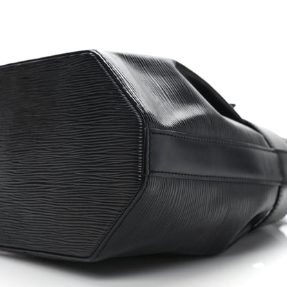 Louis Vuitton Epi Sac D'epaule Black 8 of 9