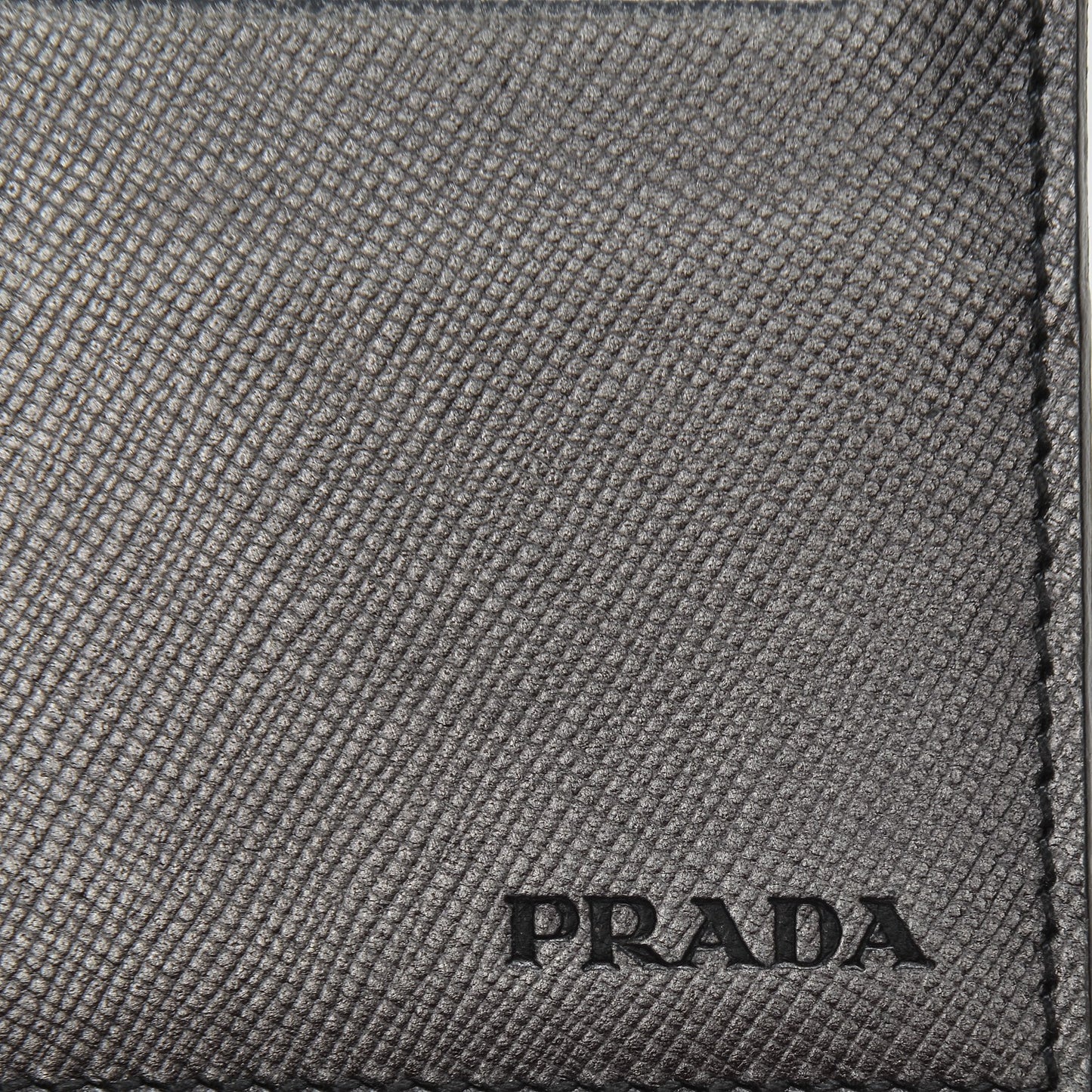 Saffiano Card Case Grey