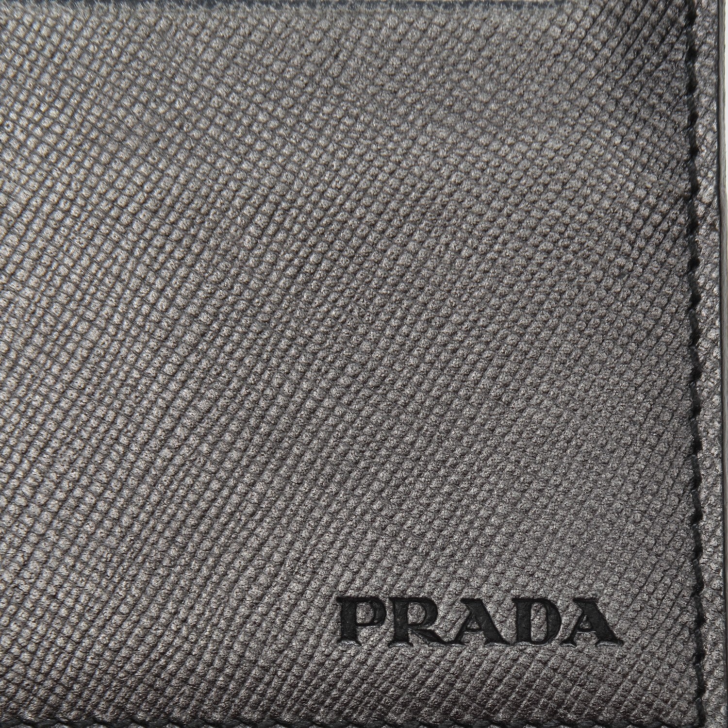 Prada Saffiano Card Case Grey 6 of 7