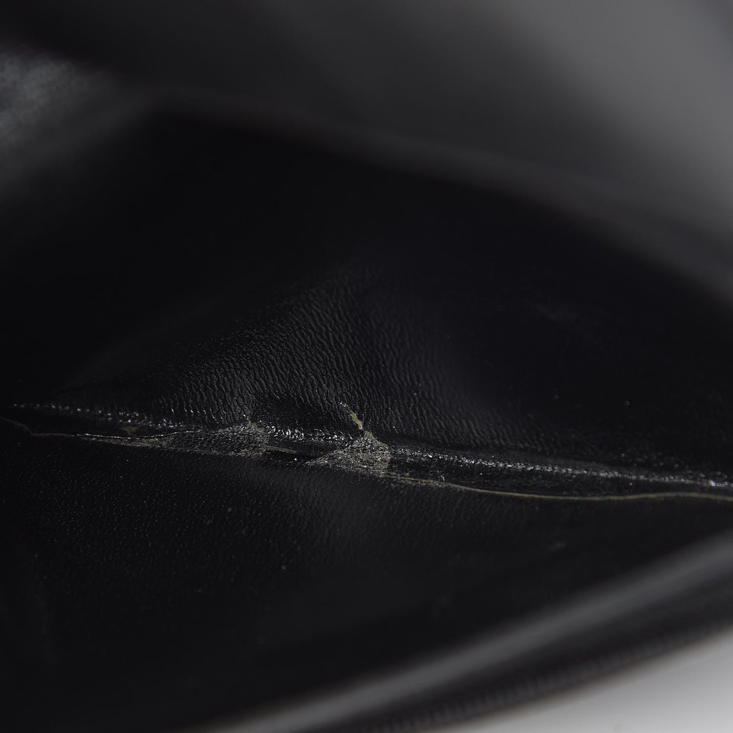 Shiny Porosus Crocodile Bearn Wallet Black