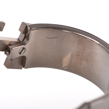 Hermes Enamel Wide Clic Clac H Bracelet PM Black 6 of 7
