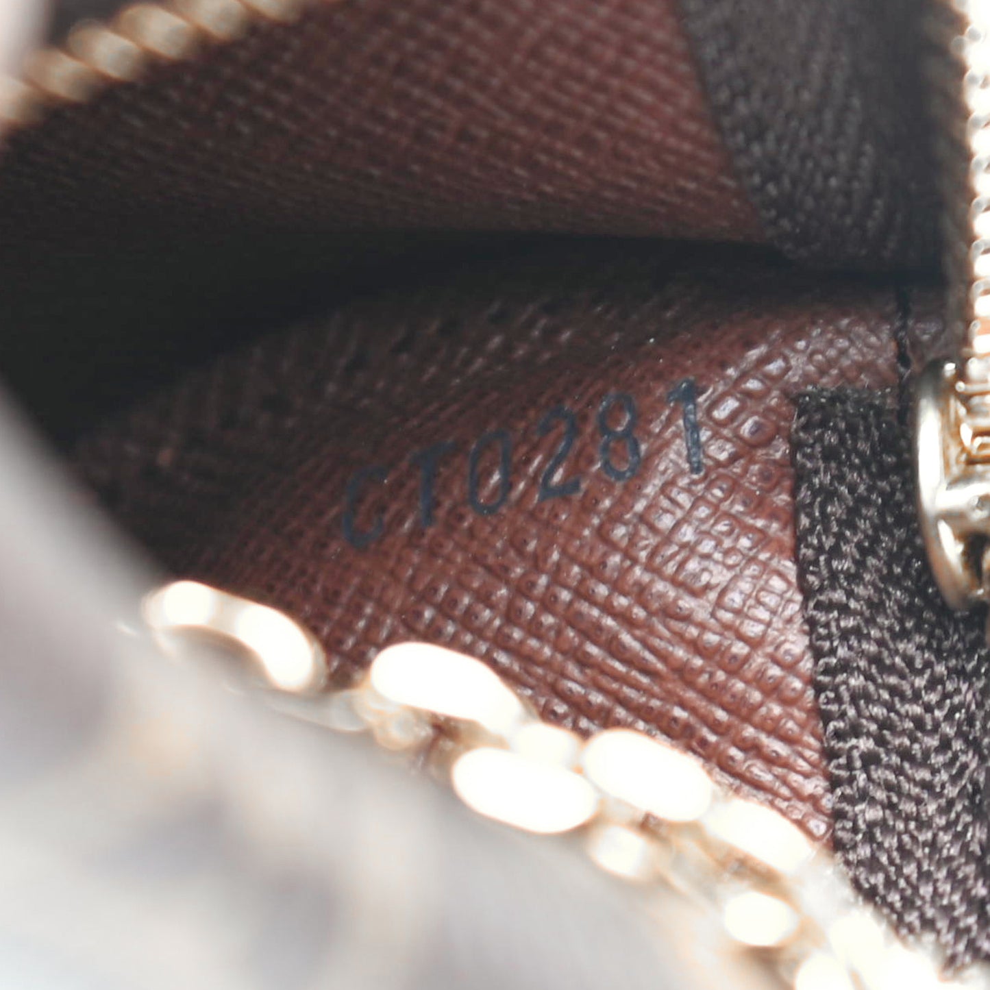 Monogram Key Pouch