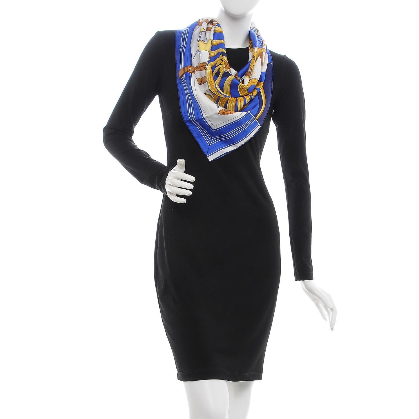 Silk Carre En Carres Scarf 90