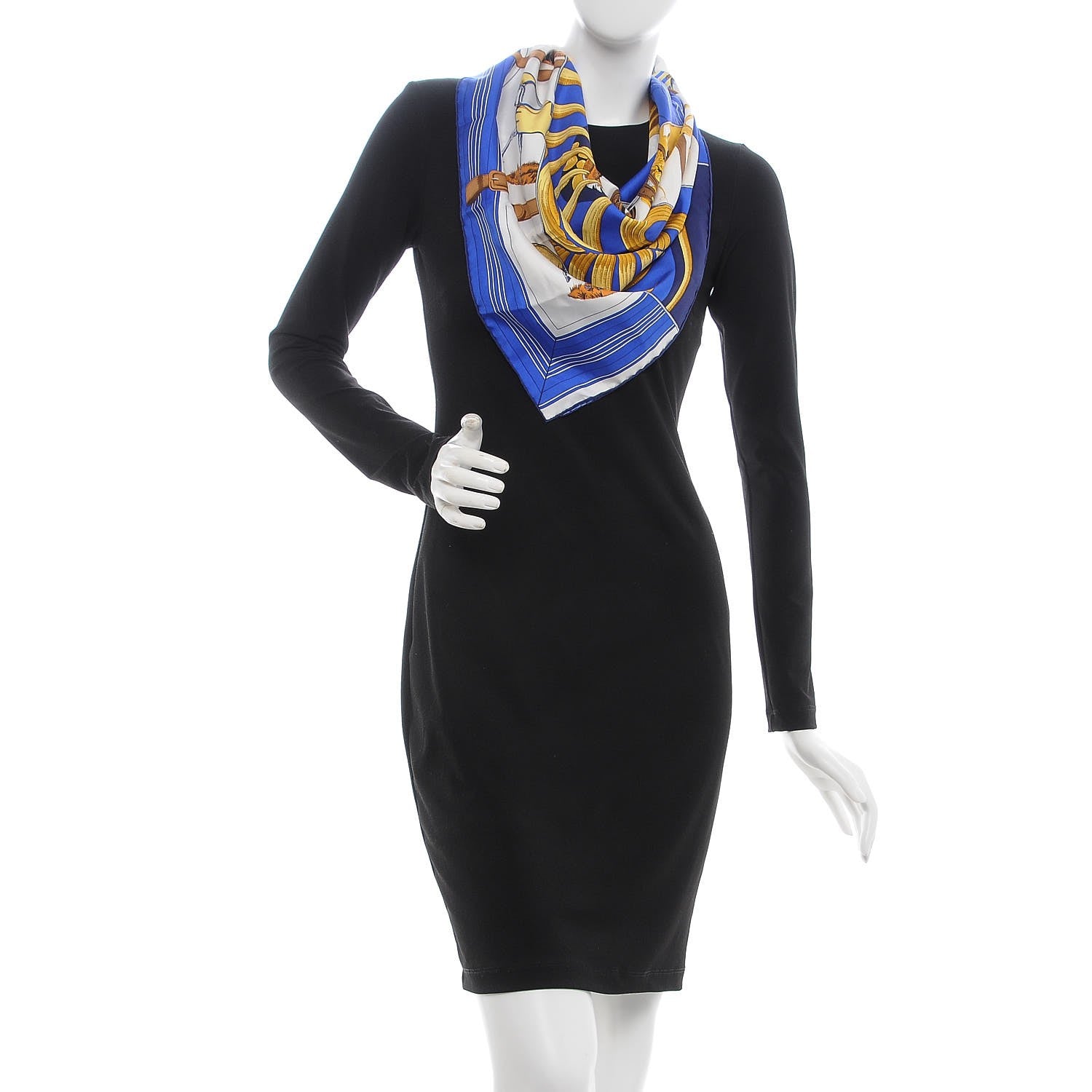 Hermes Silk Carre En Carres Scarf 90 2 of 6