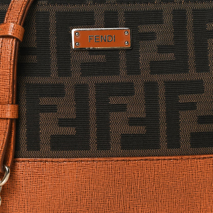 Fendi Zucca Vitello Elite Crossbody Tobacco 7 of 15