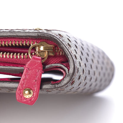 Louis Vuitton Monogram Perforated Compact Zipped Wallet Fuchsia 10 of 12