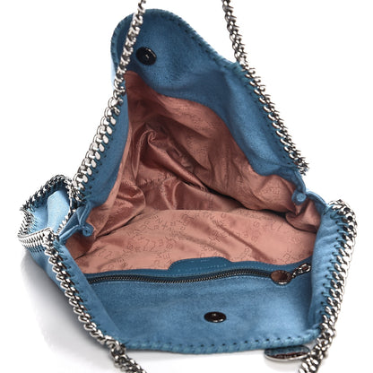 Stella McCartney Shaggy Deer Falabella Fold Over Tote Blue 6 of 9