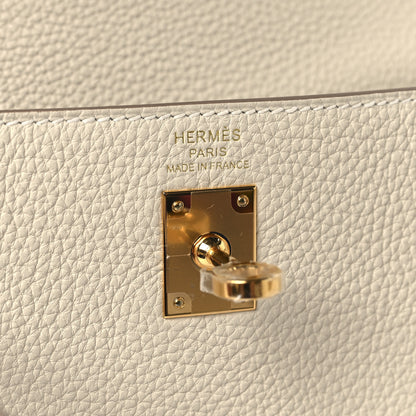 Hermes Togo Kelly Retourne 25 Craie 6 of 13