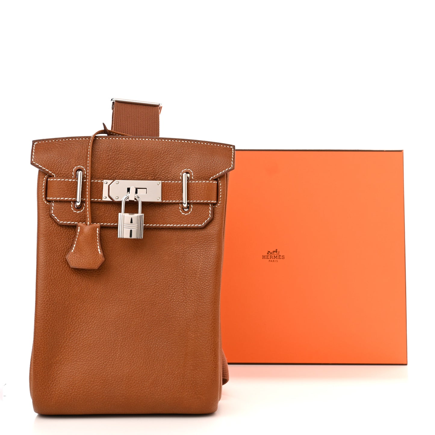 Natural Barenia Faubourg Hac A Dos PM Backpack Fauve