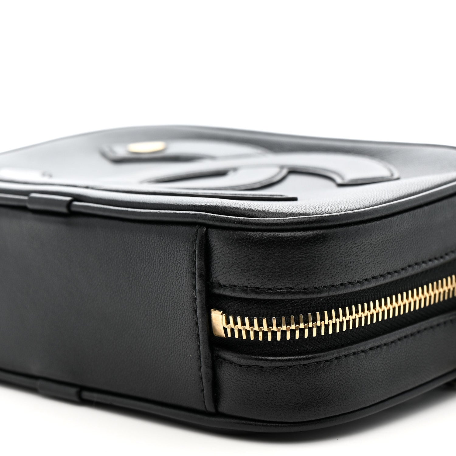 Chanel Lambskin CC Mania Camera Case Black 10 of 12