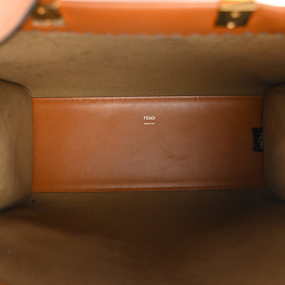 Fendi Vitello King Plexiglass Medium Fendi Sunshine Shopper Tote Cuoio 5 of 15
