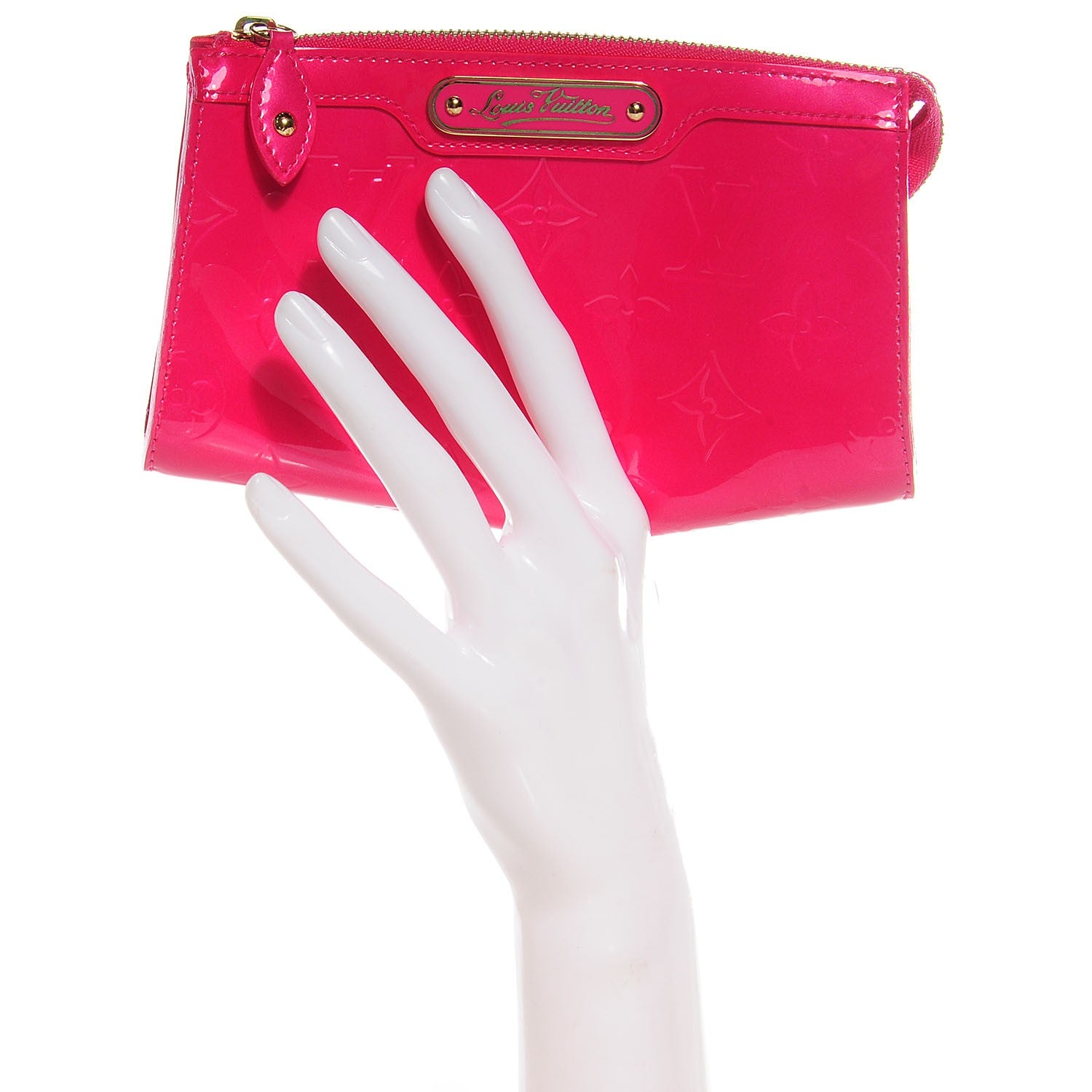 Louis Vuitton Vernis Trousse Cosmetic Pouch Rose Pop 2 of 7