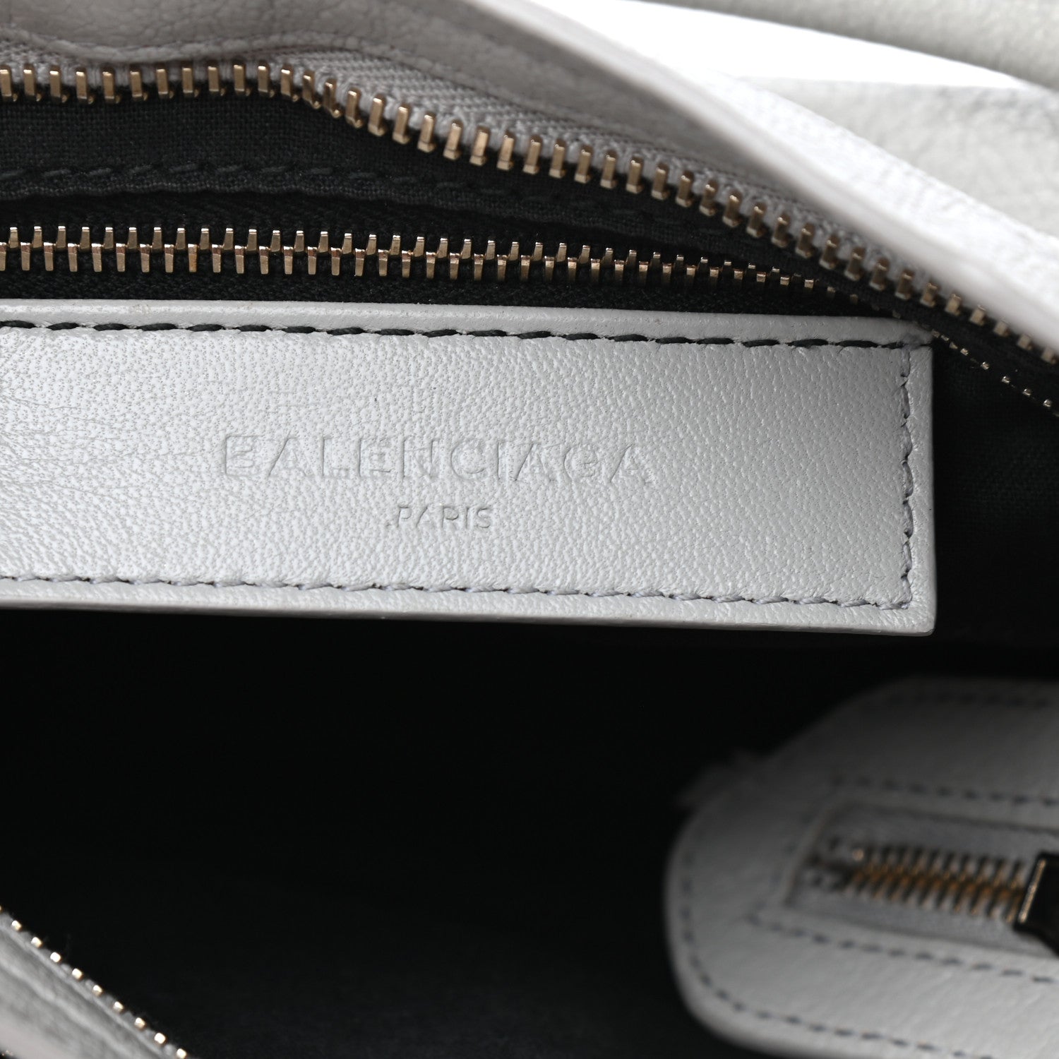 Balenciaga Chevre Gold Metallic Edge Hardware Mini City Gris Perle 6 of 10