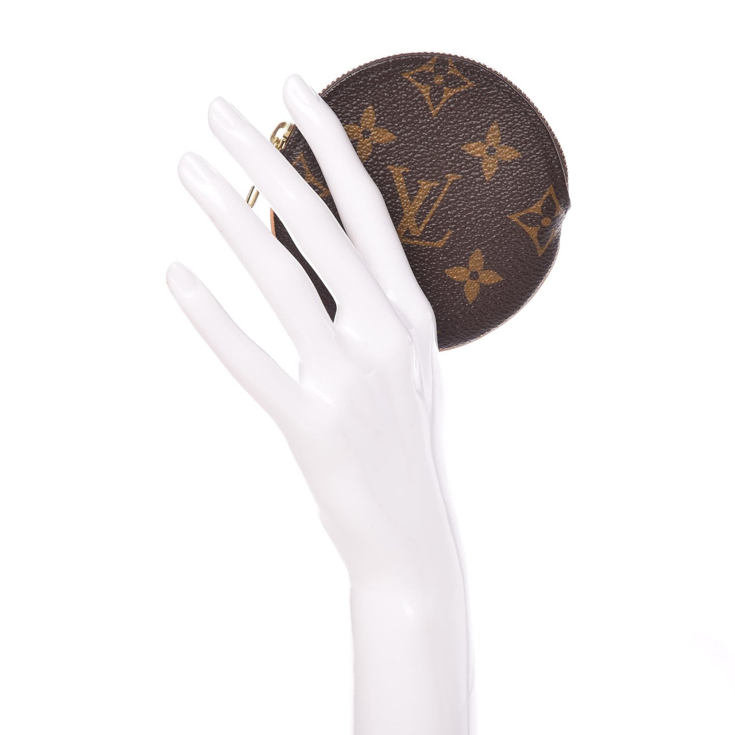 Monogram Round Coin Purse