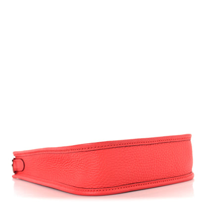 Hermes Taurillon Clemence Zigzag Sangle Evelyne TPM Rose Texas 4 of 10