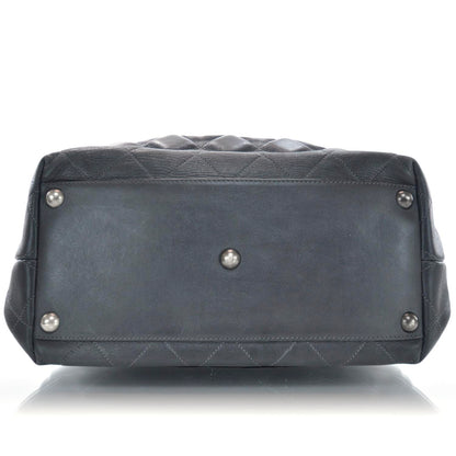 Chanel Leather Sloane Square Tote Gray 6 of 11