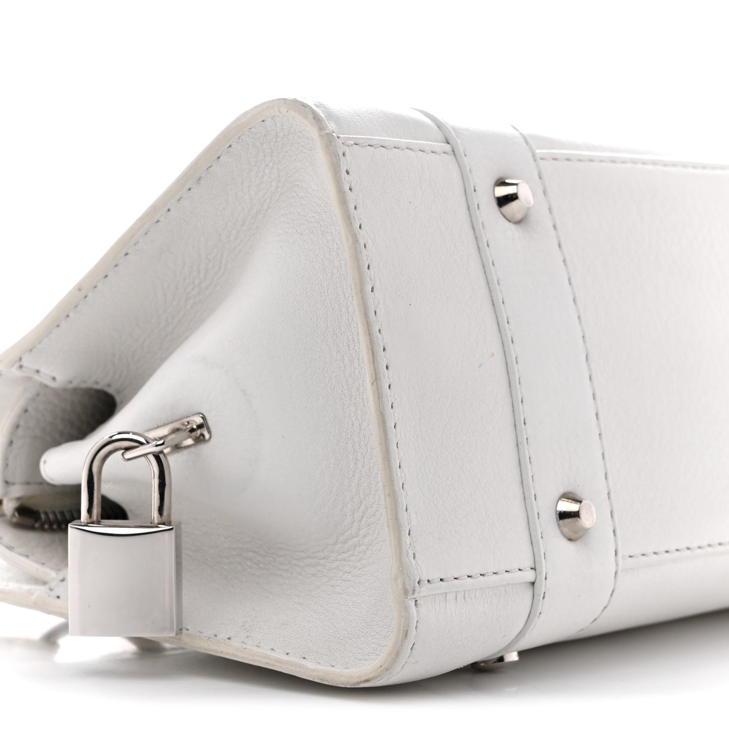 Calfskin Soft Lady Dior East West White