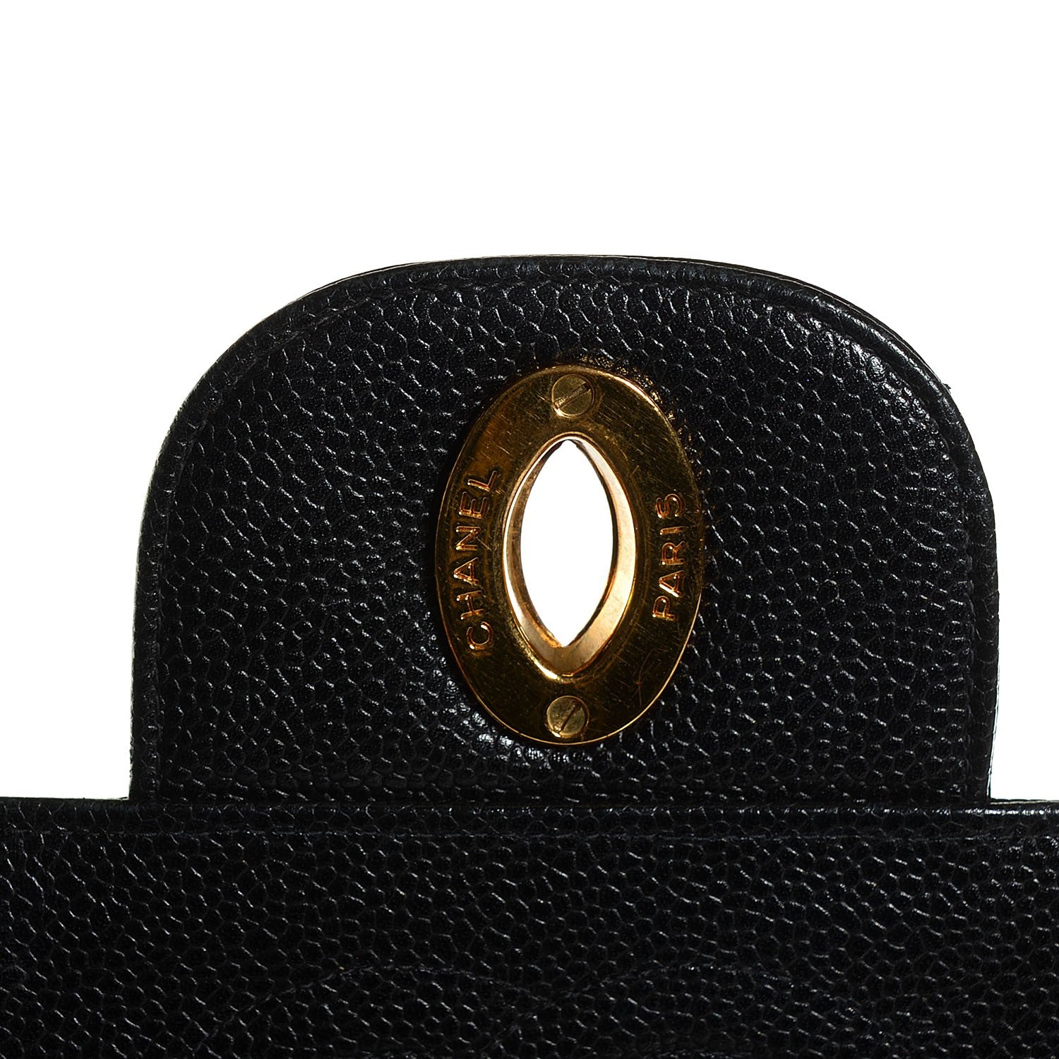 Chanel Caviar Horizontal Quilt Jumbo Flap Black 5 of 10