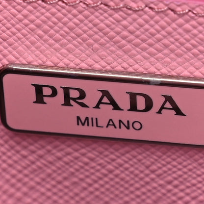 Prada Saffiano Lux Mini Promenade Tote Petalo 6 of 11