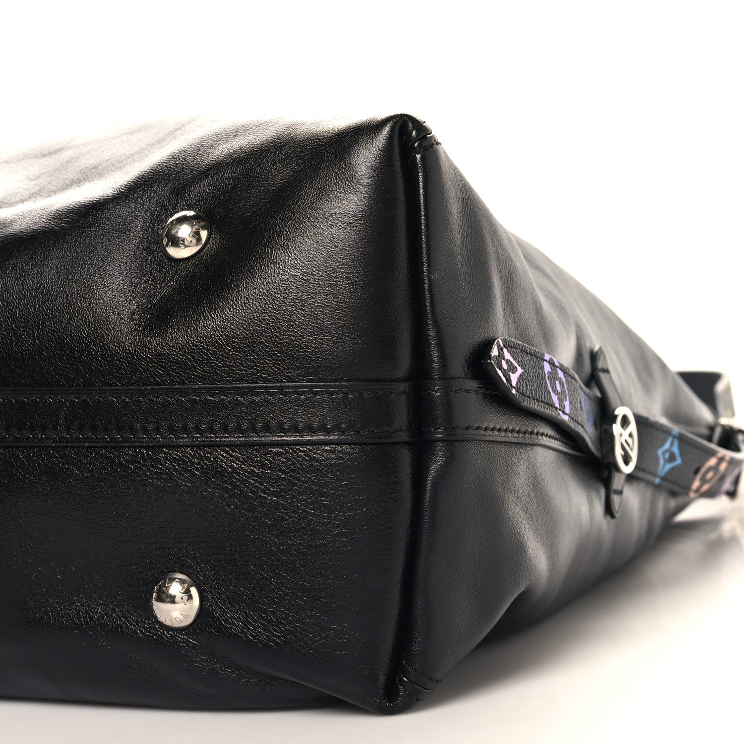 Louis Vuitton LV X TM Lambskin CarryAll Vibe MM Black 9 of 10