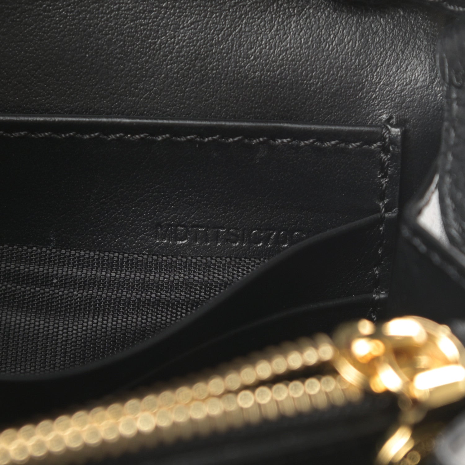 Burberry Grainy Calfskin Vintage Check Wallet With Detachable Strap Black 8 of 12