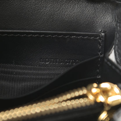 Burberry Grainy Calfskin Vintage Check Wallet With Detachable Strap Black 8 of 12