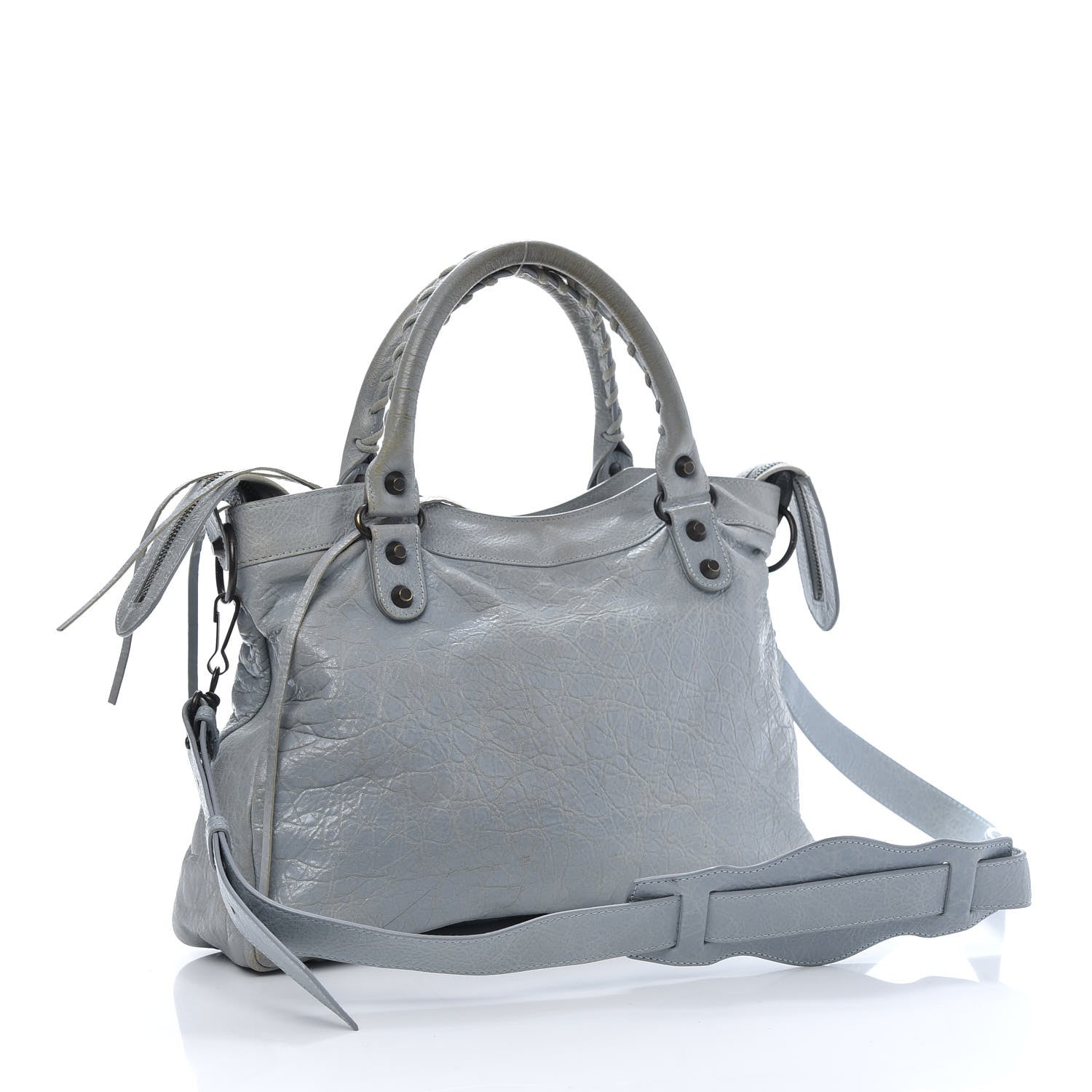 Balenciaga Agneau Classic Hardware Town Bleu Acier Ciel 4 of 14